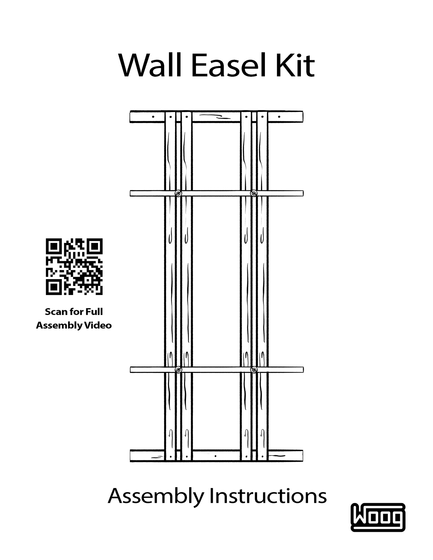 Woog Wall Easel Kit